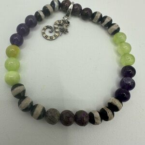 Handmade Beaded Beetlejuice Bracelet